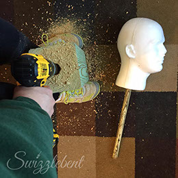 Building the wig stand